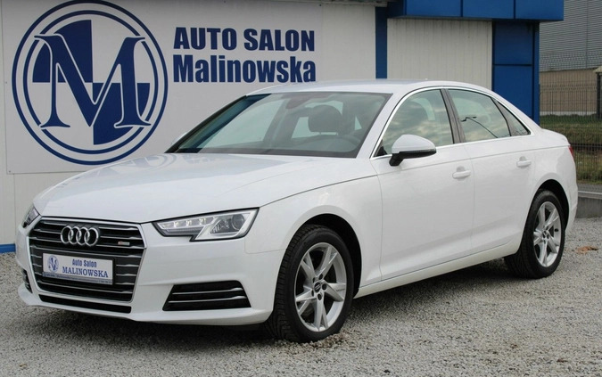 Audi A4 cena 78900 przebieg: 45000, rok produkcji 2017 z Obrzycko małe 232